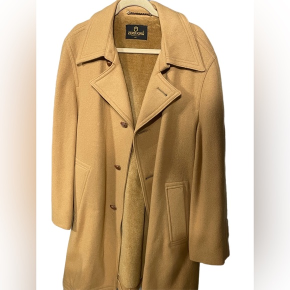 Zero King brown wool trench coat - Picture 1 of 3